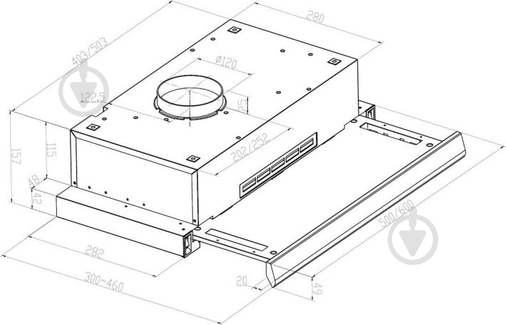 Вытяжка Pyramida TLX1-60 BR - фото 9