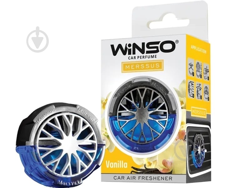 Ароматизатор на дефлектор WINSO Merssus 534570 Vanilla 18 мл - фото 1