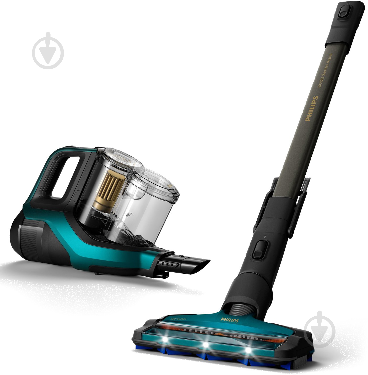 Пылесос аккумуляторный Philips Series 8000 Aqua XC8149/01 - фото 6