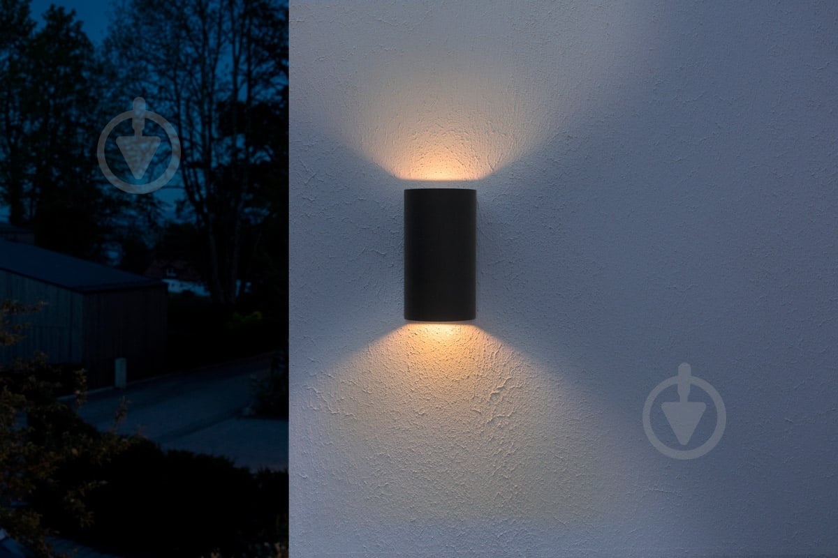 Підсвітка для сходів та фасаду Osram Up/Down 3000 K IP44 LED 12 Вт чорний - фото 2