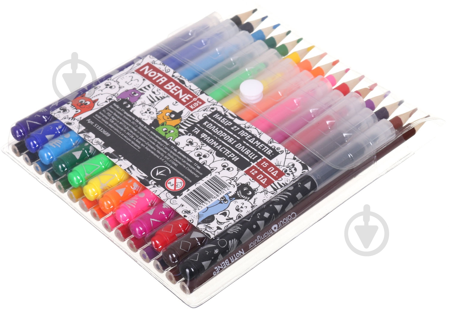 Набор для рисования цветные карандаши и фломастеры Nota Bene - фото 2
