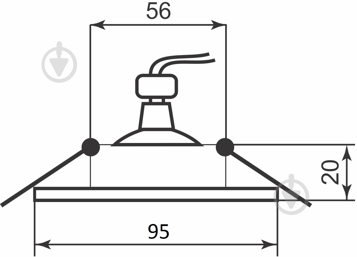 Світильник точковий LightMaster CL7092 MR16 із LED-підсвіткою 3 Вт G5.3 4000 К хром/білий - фото 4
