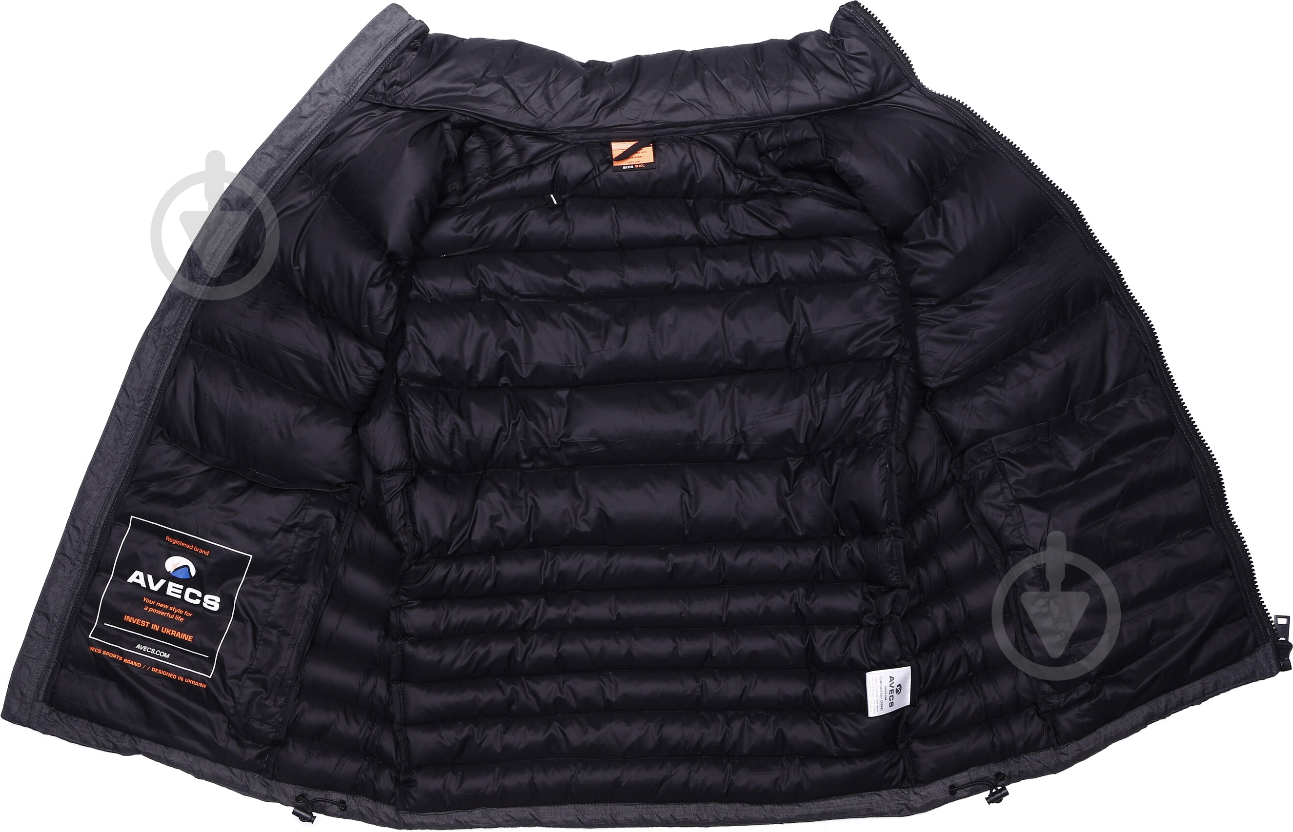 Жилет Avecs AV-50236B/2 р.5XL серый - фото 3 Жилет Avecs AV-50236B/2 р.5XL серый - фото 3