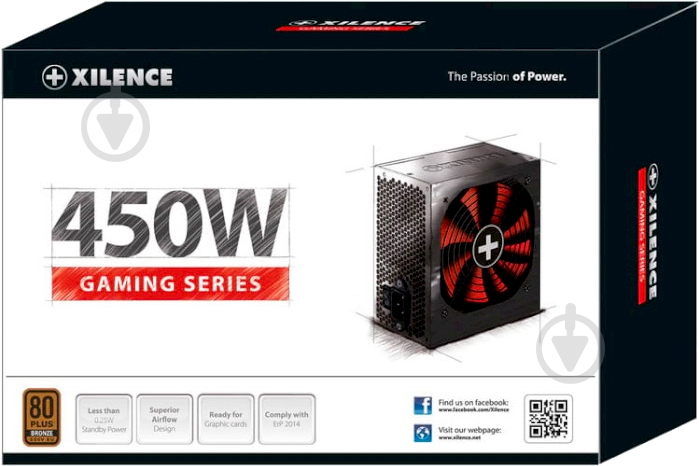 Блок питания Xilence Gaming XP450R10 450 Вт - фото 4