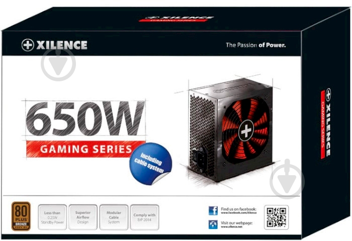 Блок питания Xilence Gaming 2 XP650R10 650 Вт - фото 4