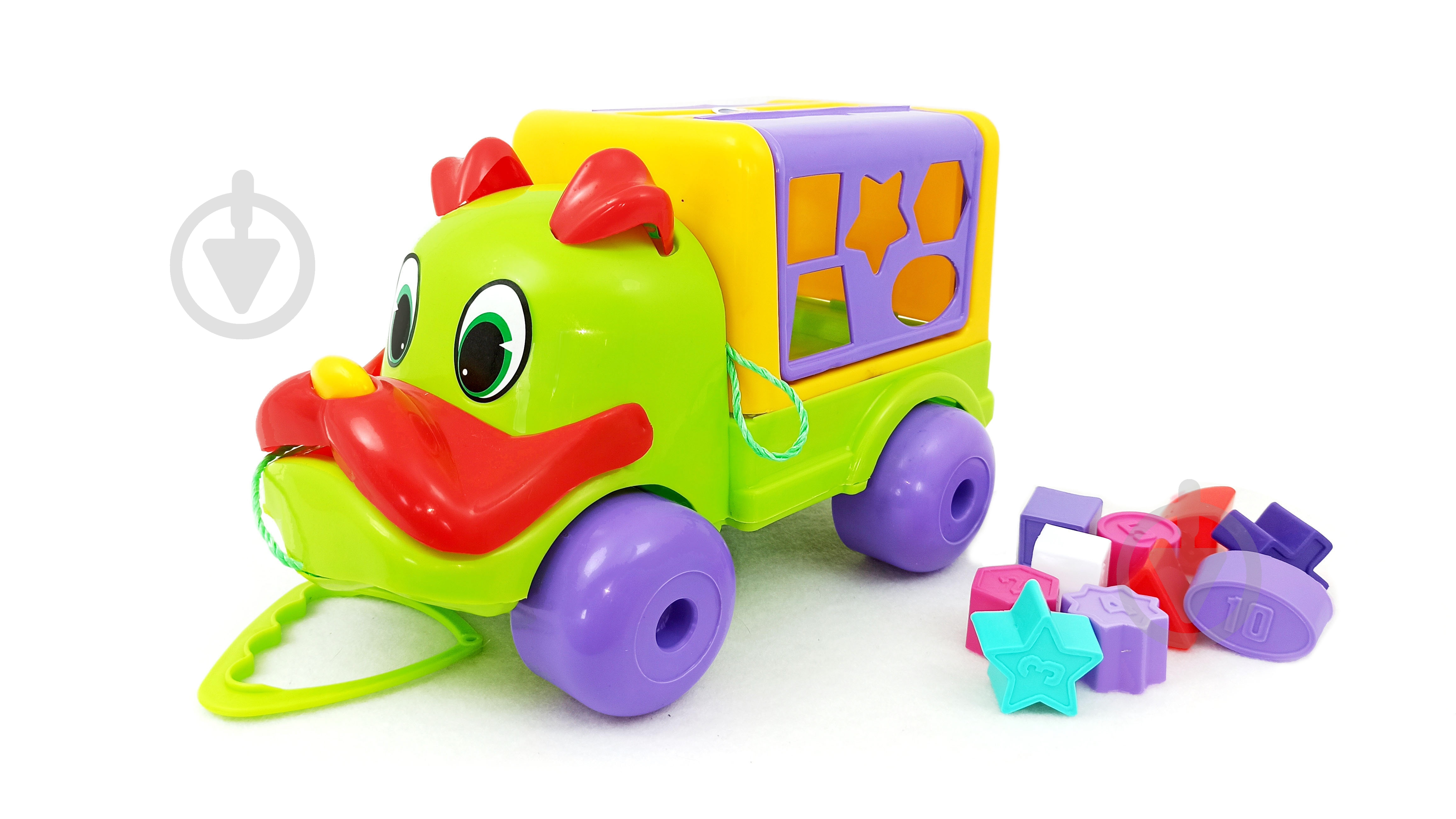 Игрушка-каталка KinderWay сортер Собака 06-602 - фото 2 Игрушка-каталка KinderWay сортер Собака 06-602 - фото 2