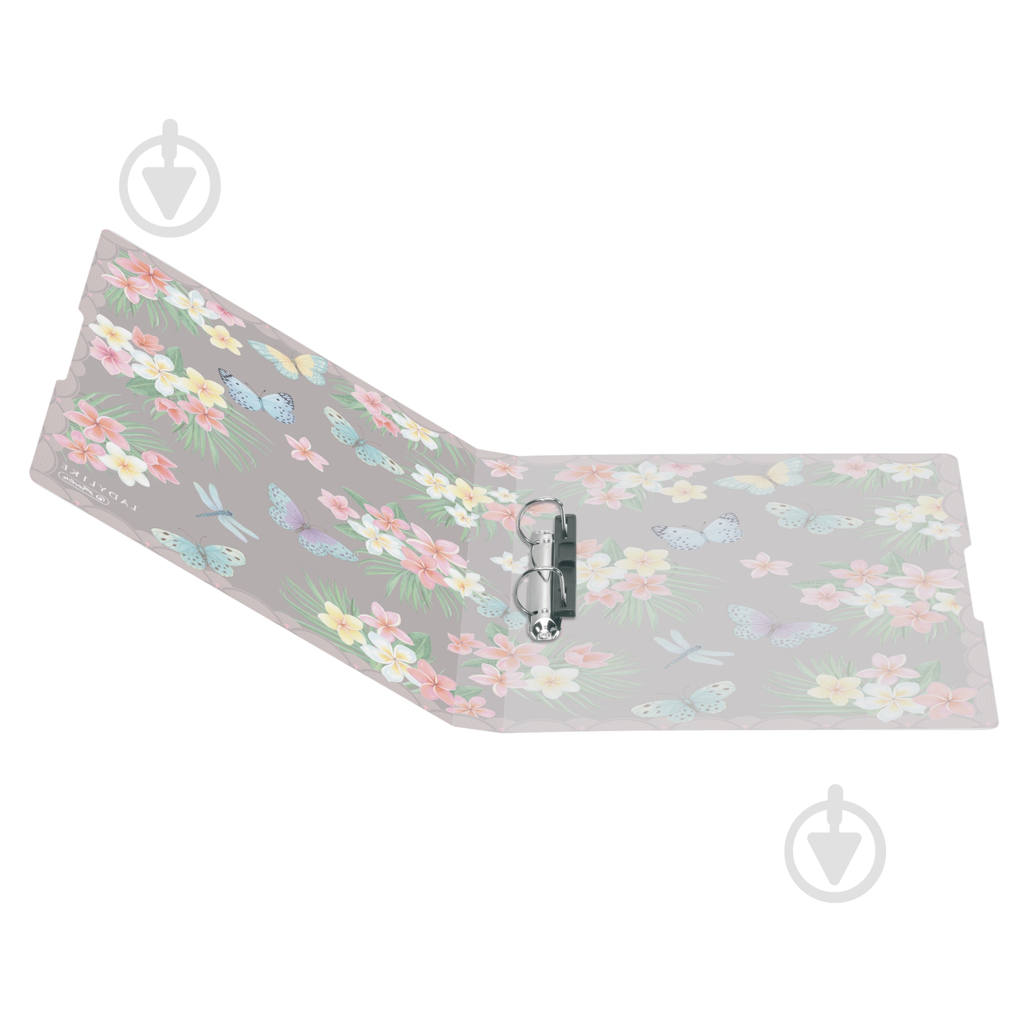 Папка-регистратор на 2 кольцах 16 мм А4 Ladylike Butterfly Herlitz 50044047 - фото 2