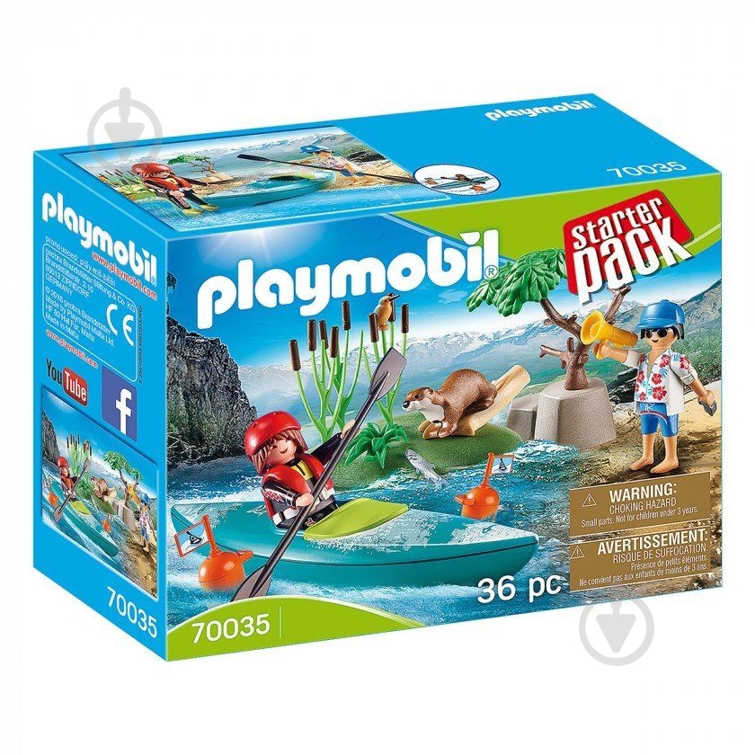 Конструктор Playmobil Starter Pack Каякинг 70035 6336470 - фото 1