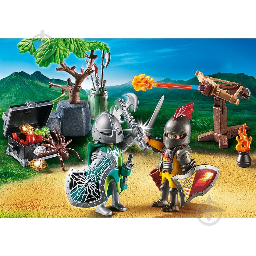 Конструктор Playmobil Starter Pack Рыцари 70036 6336562 - фото 2