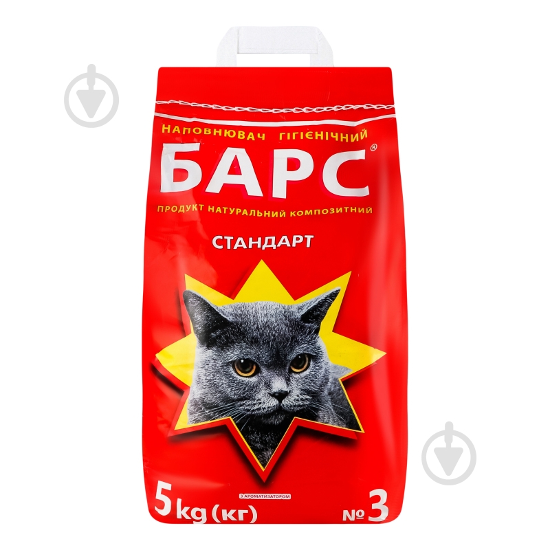 Наполнитель для кошачьего туалета Барс №3 стандарт с лавандой 5 кг - фото 3