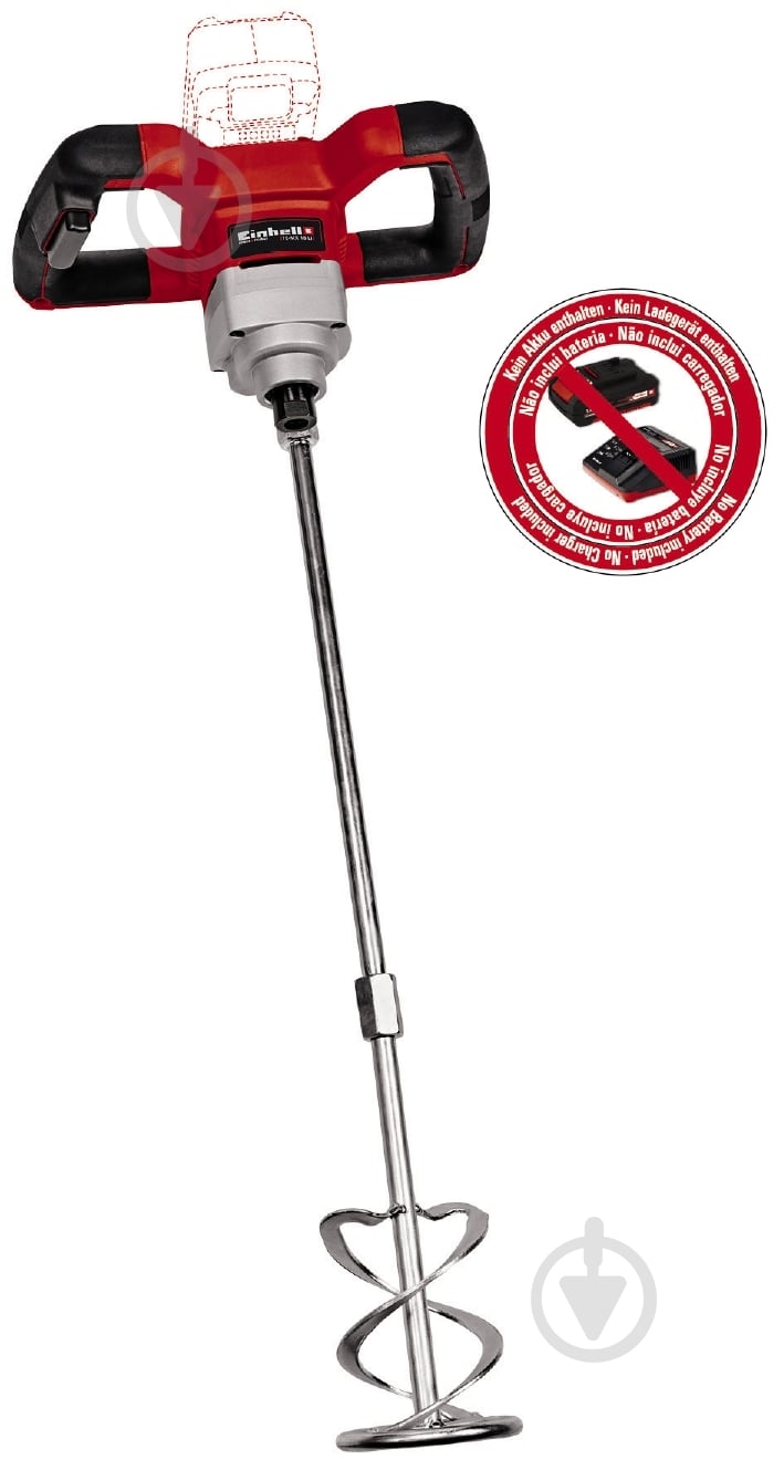 Миксер строительный Einhell аккумуляторный PXC TE-MX 18 Li - Solo 4258760 - фото 1 Миксер строительный Einhell аккумуляторный PXC TE-MX 18 Li - Solo 4258760 - фото 1