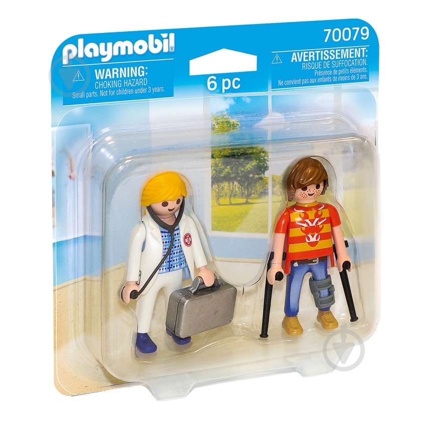 Конструктор Playmobil Доктор и пациент 70079 6336482 - фото 1 Конструктор Playmobil Доктор и пациент 70079 6336482 - фото 1
