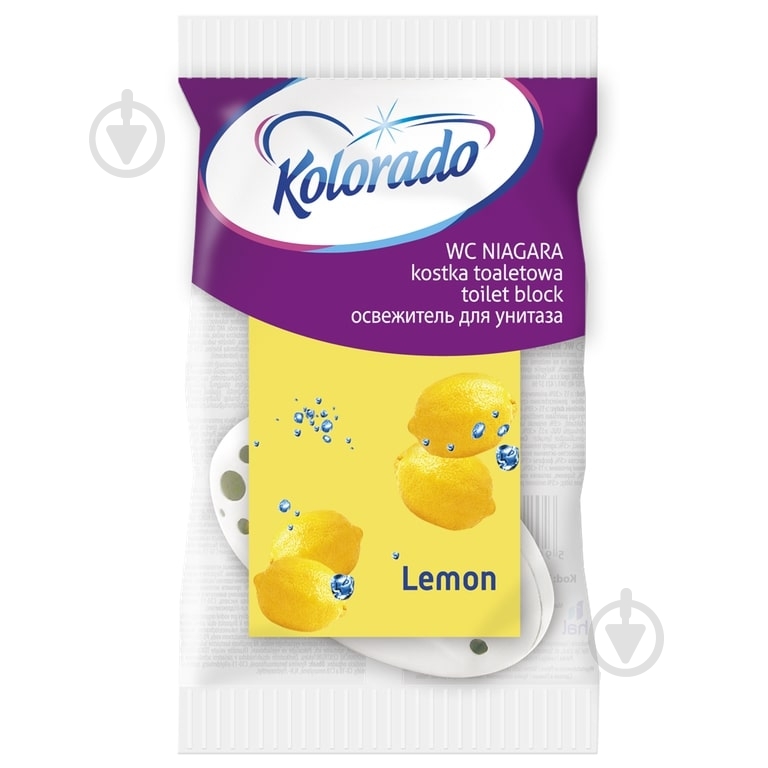 Туалетний блок Kolorado Niagara Лимон 35 г - фото 1