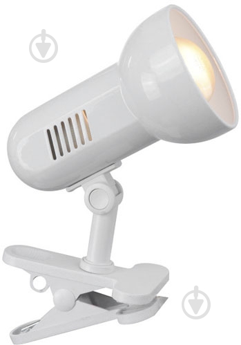 Настольная лампа декоративная Globo Basic 1x60 Вт E27 белый 5496 - фото 1