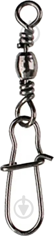 Застежка Mikado Fastlock 20 кг 5 шт. с бочковидным вертлюжком № 4 HX3030-004 - фото 1