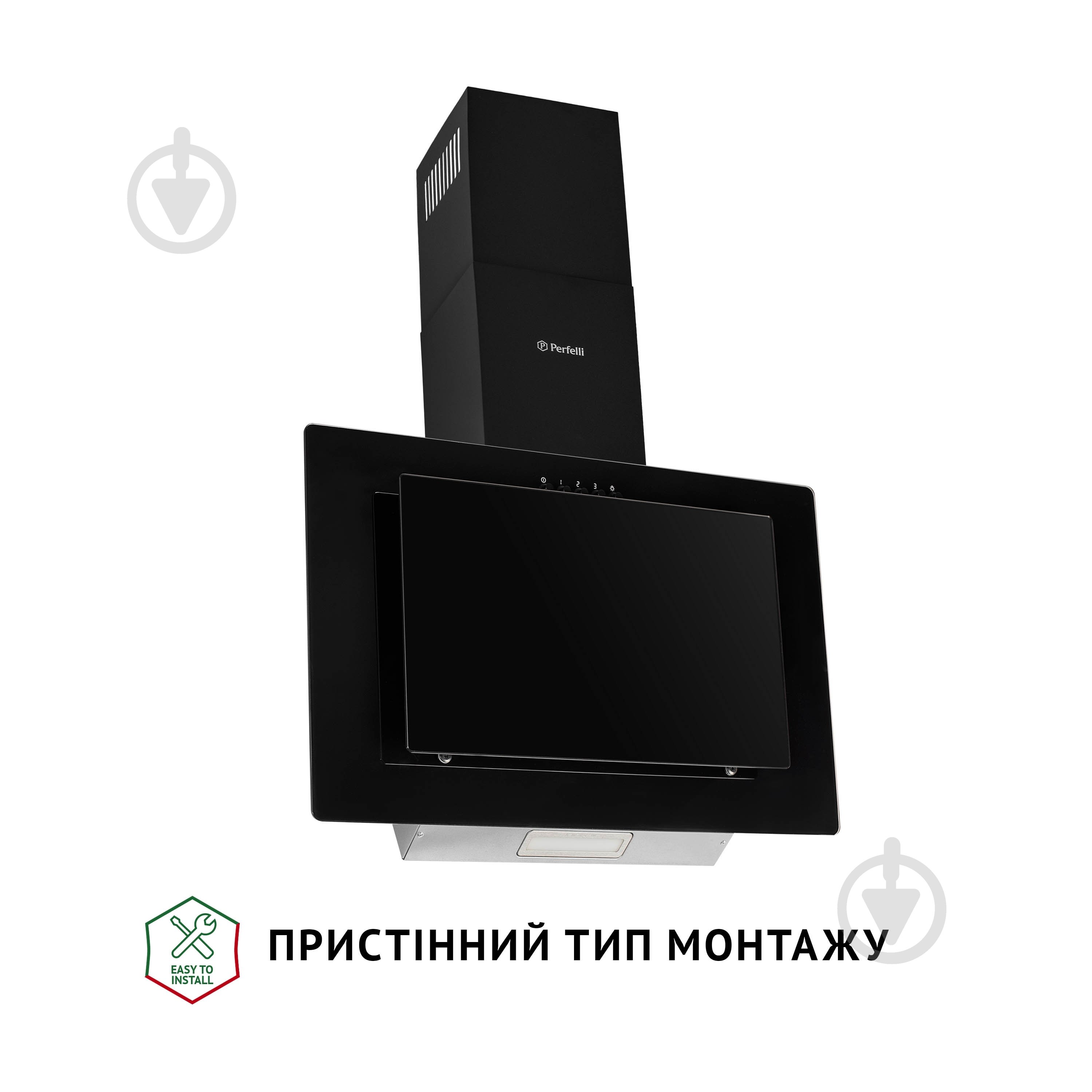 Витяжка Perfelli DN 6142 BL LED декоративна похила - фото 2