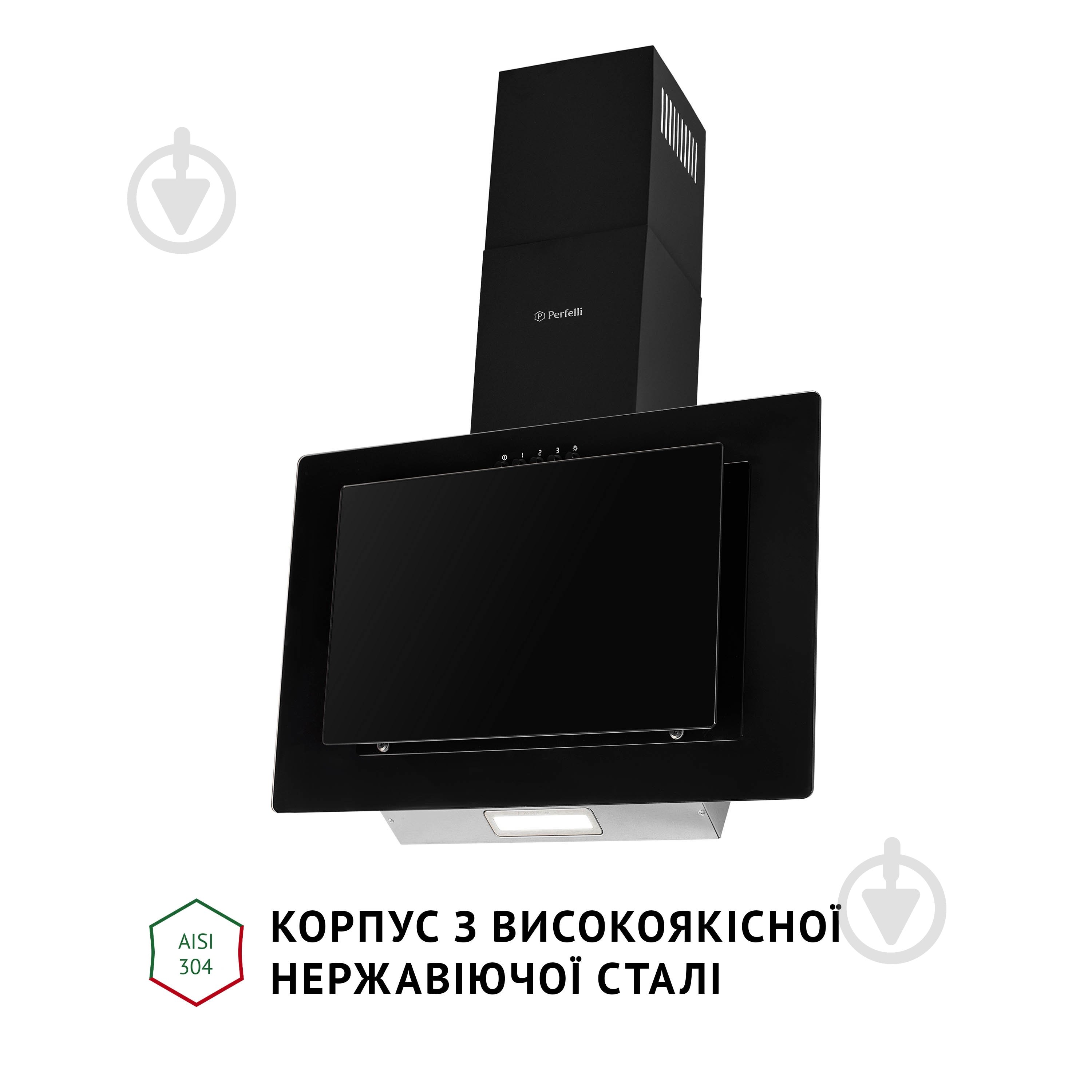 Витяжка Perfelli DN 6142 BL LED декоративна похила - фото 4