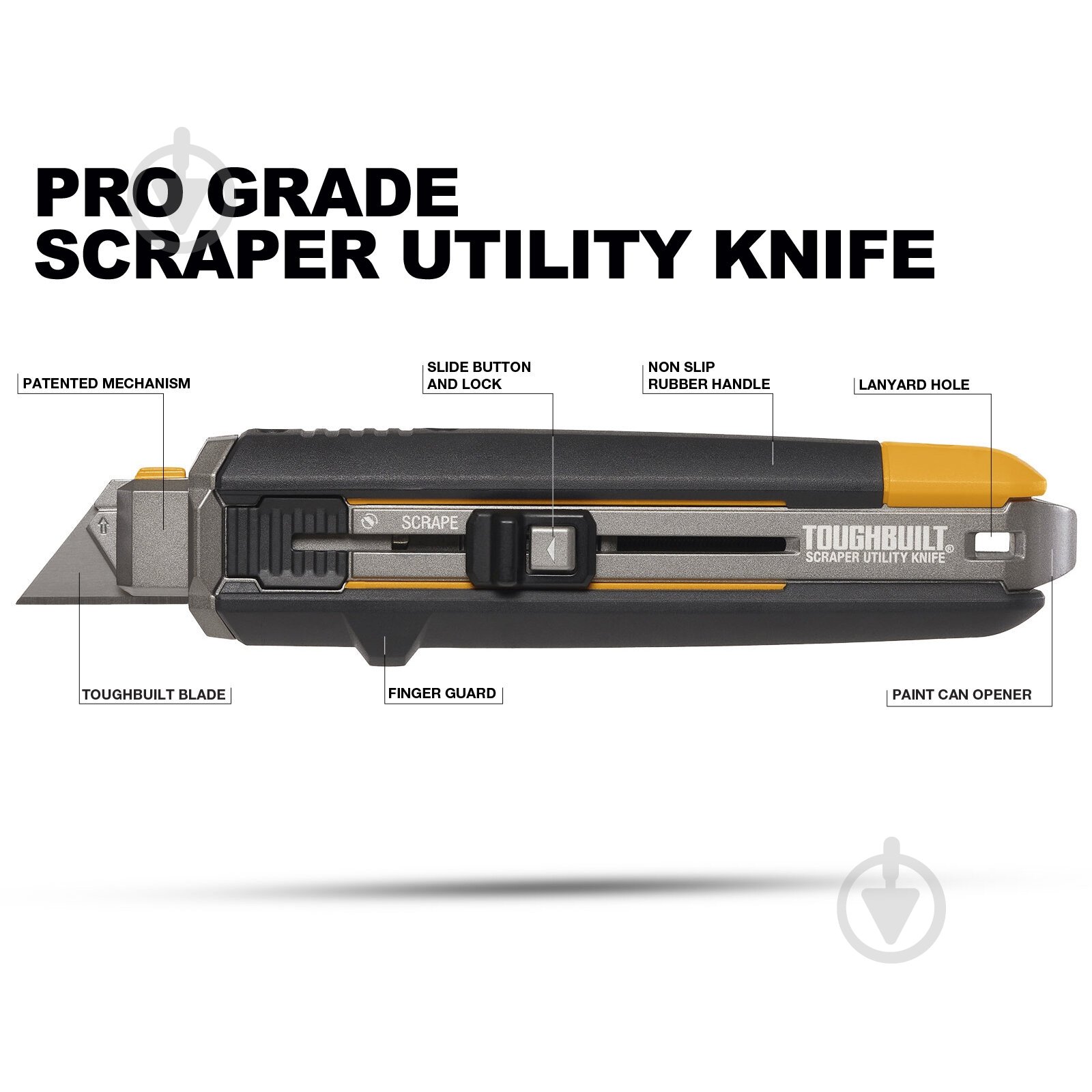 Нож ToughBuilt TB-H4S5-01 - фото 3 Нож ToughBuilt TB-H4S5-01 - фото 3