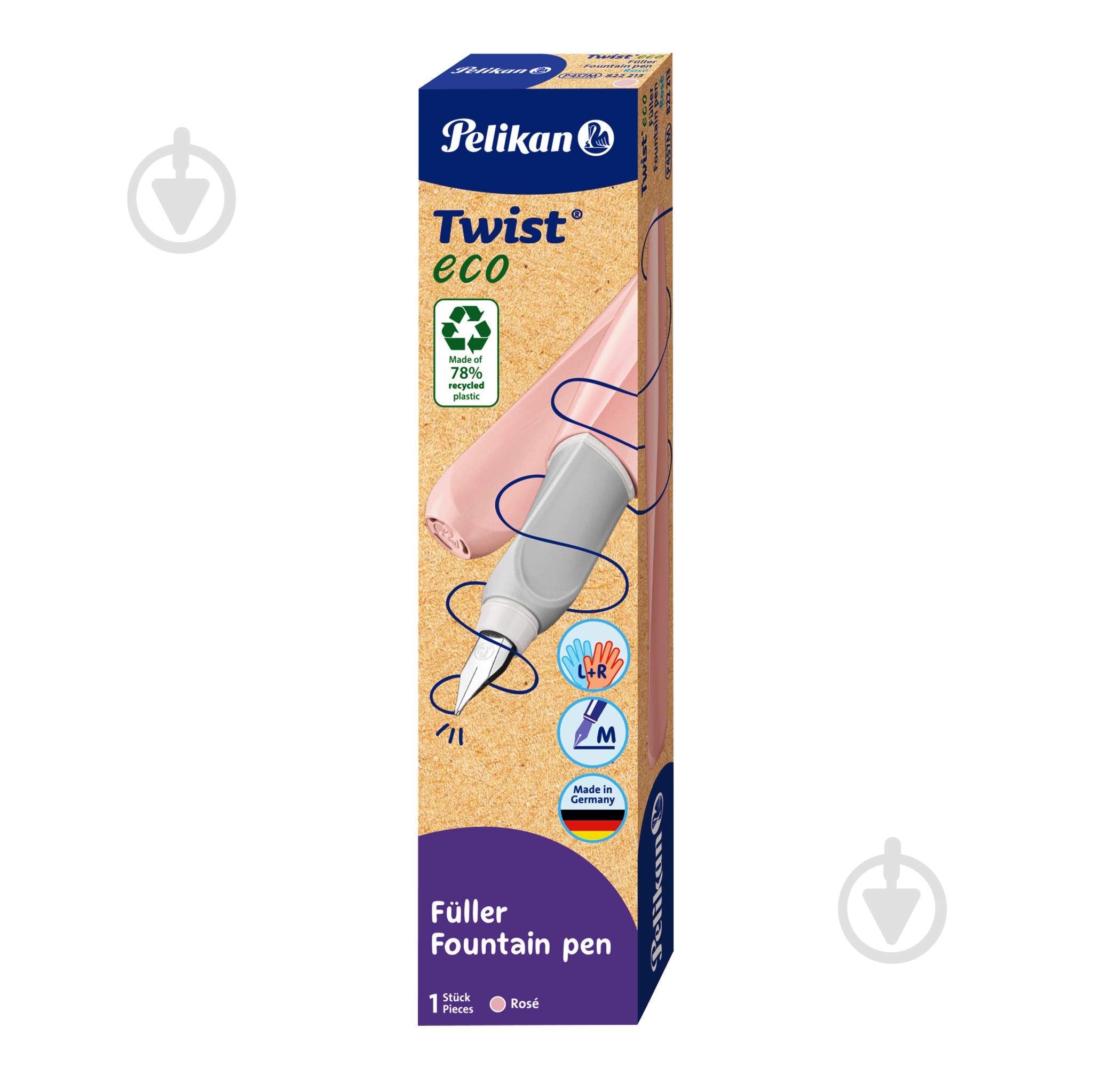 Ручка перьевая Pelikan Twist Eco Rose 822213 - фото 3