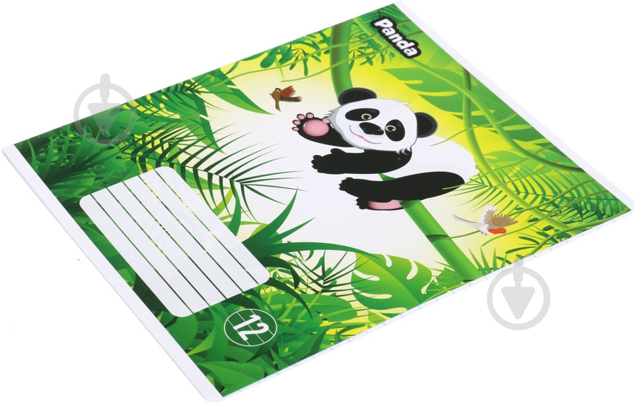 Тетрадь школьная 12 листов в линию Panda - фото 3 Тетрадь школьная 12 листов в линию Panda - фото 3