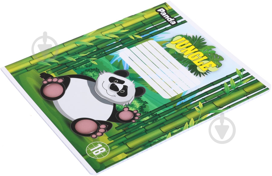 Тетрадь школьная 18 листов в клетку Panda - фото 3 Тетрадь школьная 18 листов в клетку Panda - фото 3