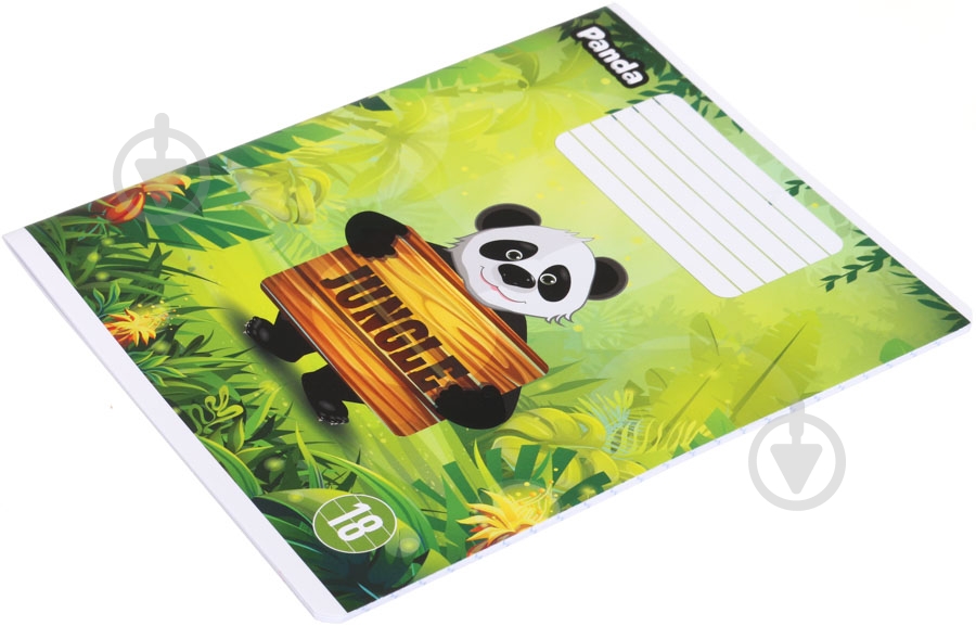 Тетрадь школьная 18 листов в линию Panda - фото 3 Тетрадь школьная 18 листов в линию Panda - фото 3