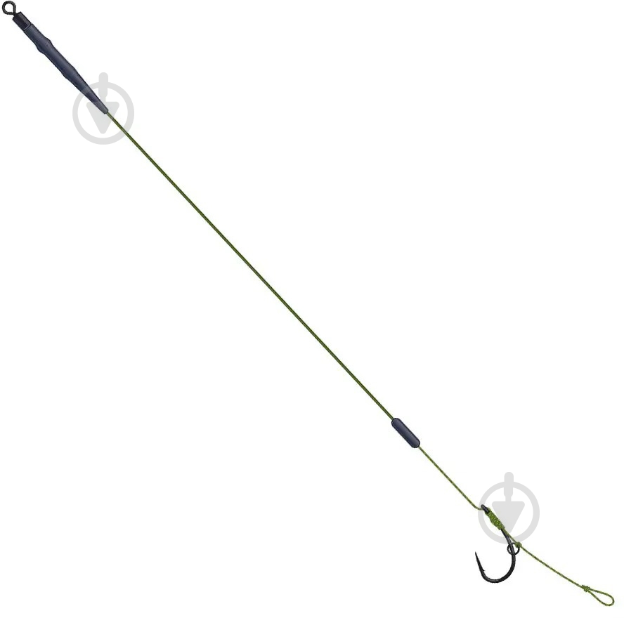 Поводок DAM 18 см 1 шт. MAD Touchdown Combi Casting Rig 30lb крючок №4 - фото 1