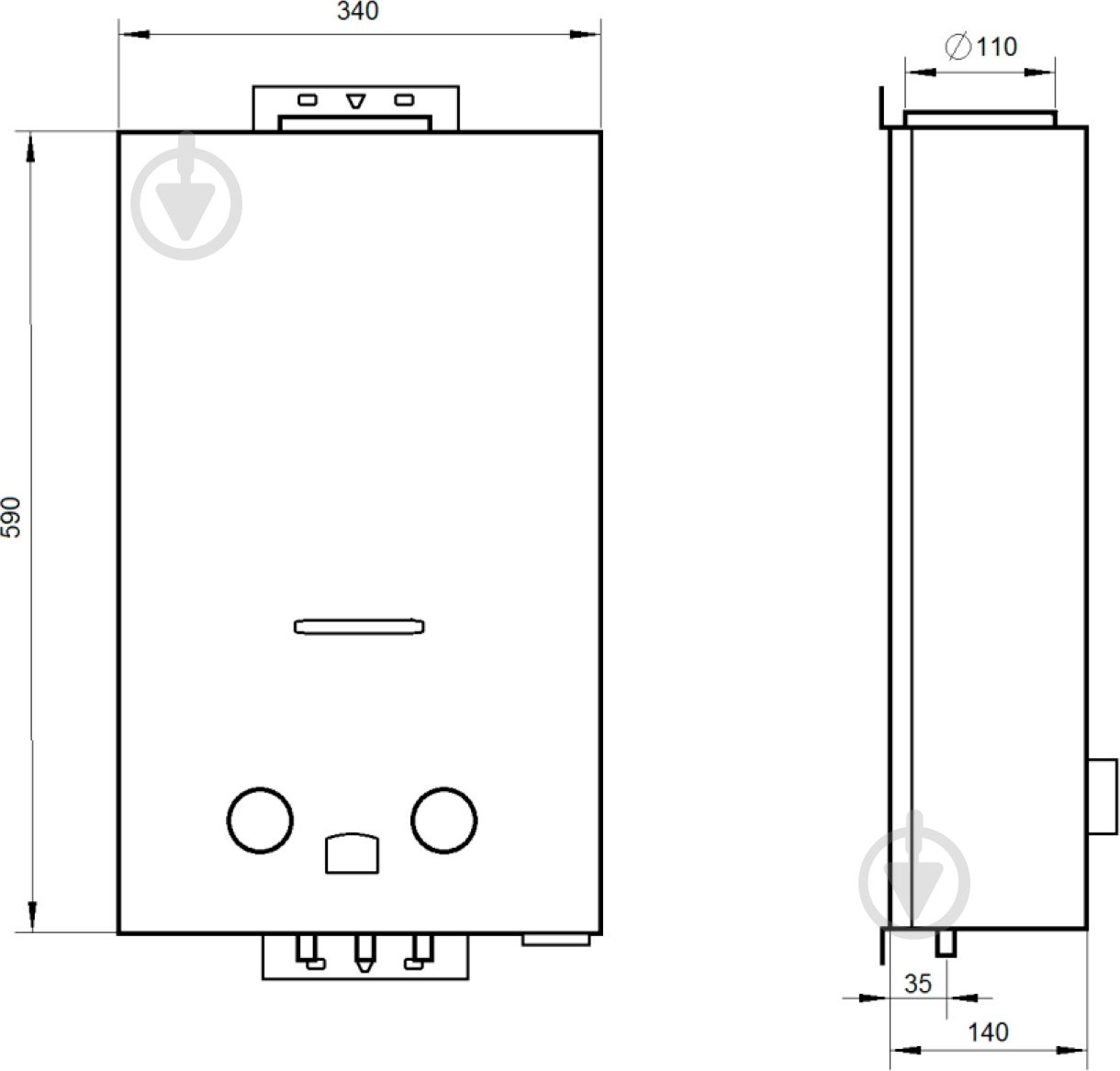 Газовая колонка Roda JSD20-A1 - фото 2