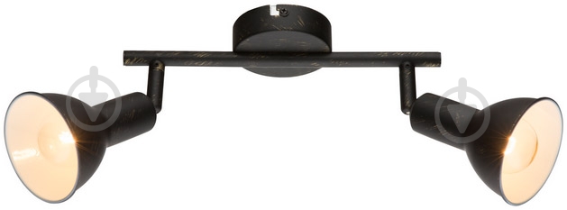 Спот Globo Namus 2x40 Вт E14 коричневый 54649-2 - фото 1 Спот Globo Namus 2x40 Вт E14 коричневый 54649-2 - фото 1