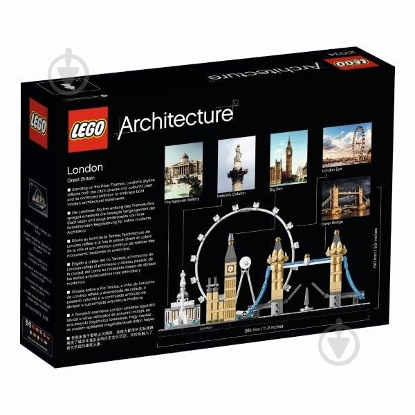 Конструктор LEGO Architecture Лондон 21034 - фото 2 Конструктор LEGO Architecture Лондон 21034 - фото 2