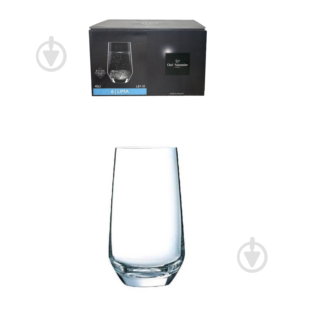 Набор стаканов Arc Limа Chef&Sommelier L8110 400 мл 6 шт. - фото 1 Набор стаканов Arc Limа Chef&Sommelier L8110 400 мл 6 шт. - фото 1