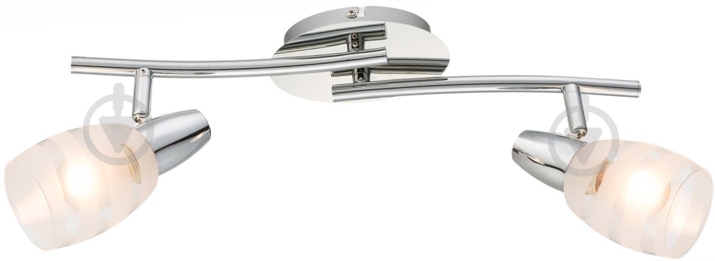 Спот Globo Roy 2x40 Вт E14 хром 54985-2 - фото 1