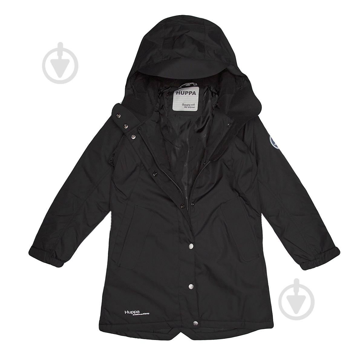 Куртка-парка для дівчинки HUPPA Janelle р.158 чорний 18020014-00009-158 - фото 2