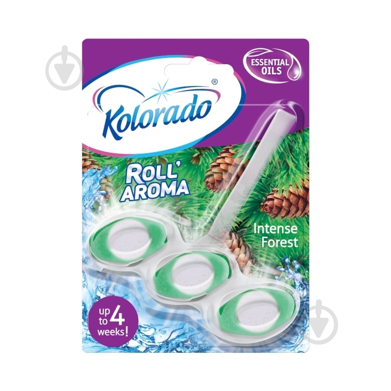 Туалетный блок Kolorado Roll Aroma Intense Forest 51 г - фото 1