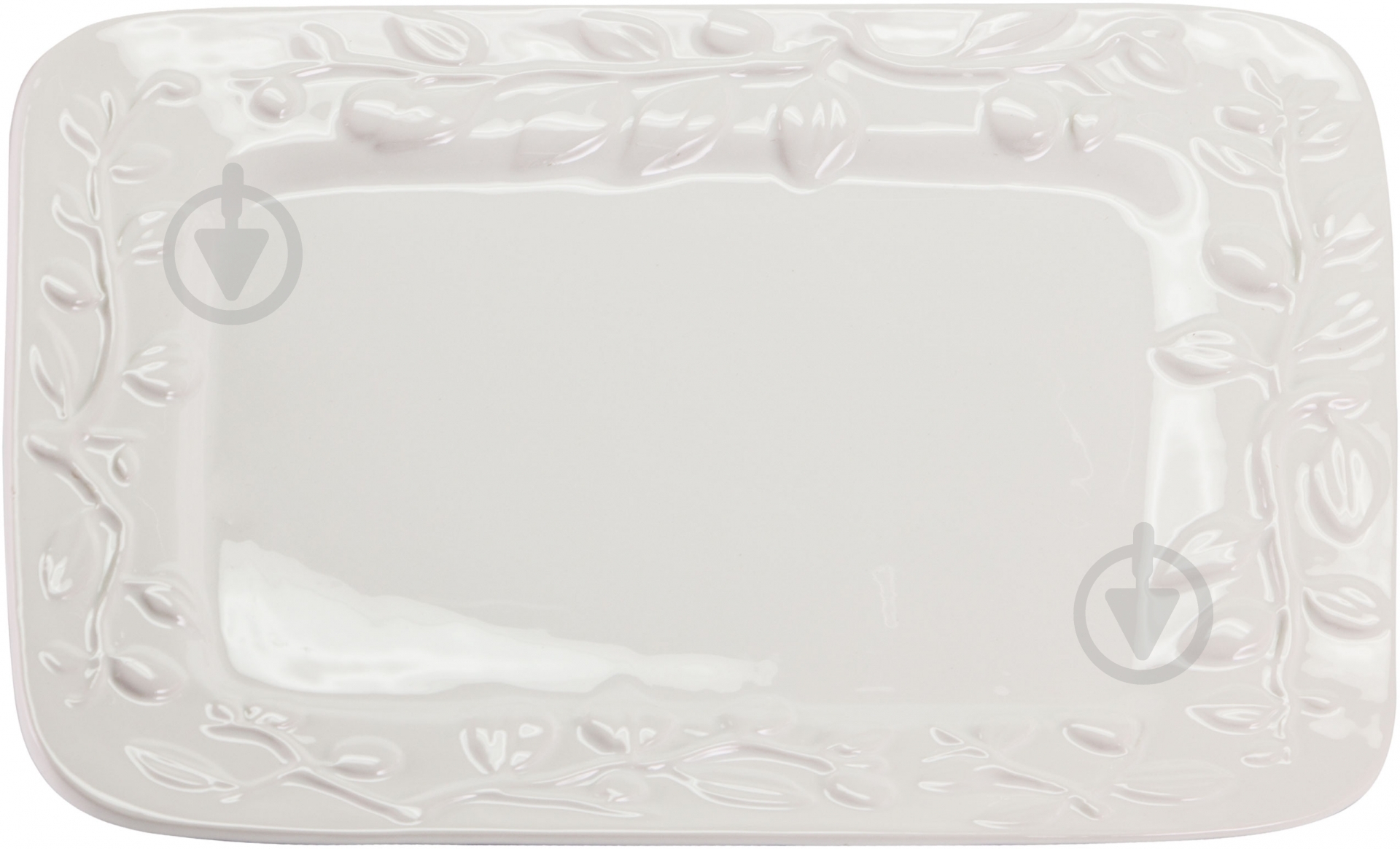 Блюдо прямокутне Lefard Оливки 36*28 см - фото 1 Блюдо прямокутне Lefard Оливки 36*28 см - фото 1