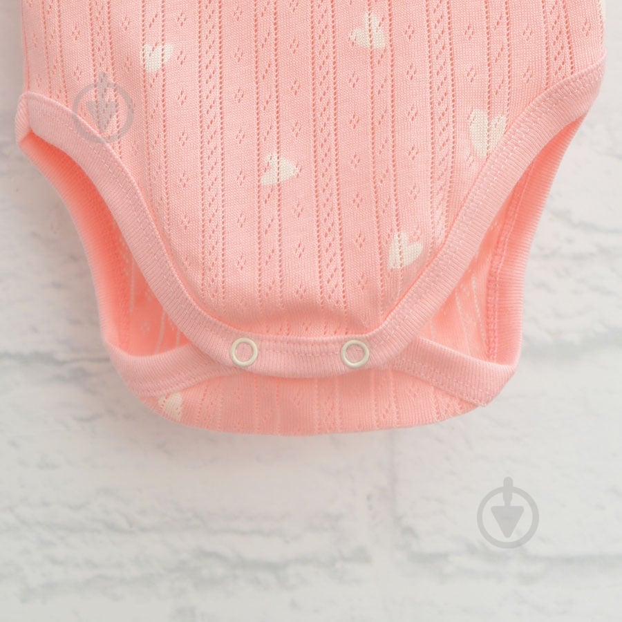 Боди-майка для девочки Blanka Сердечко р.68-74 розовый 110808 - фото 3