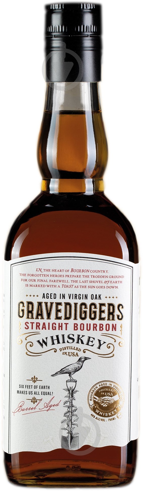 Виски Gravediggers Bourbon 40% 0,7 л - фото 1 Виски Gravediggers Bourbon 40% 0,7 л - фото 1