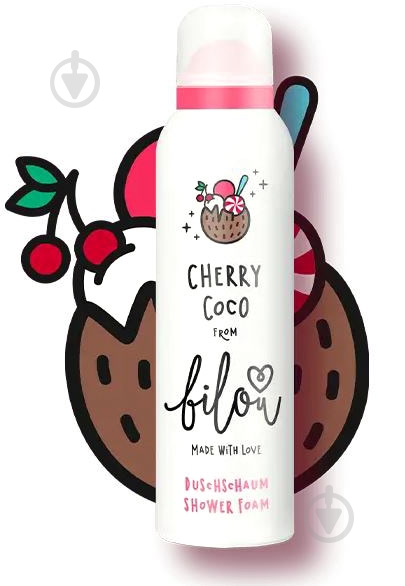 Пена для ванны Bilou Cherry Coco 200 мл - фото 1