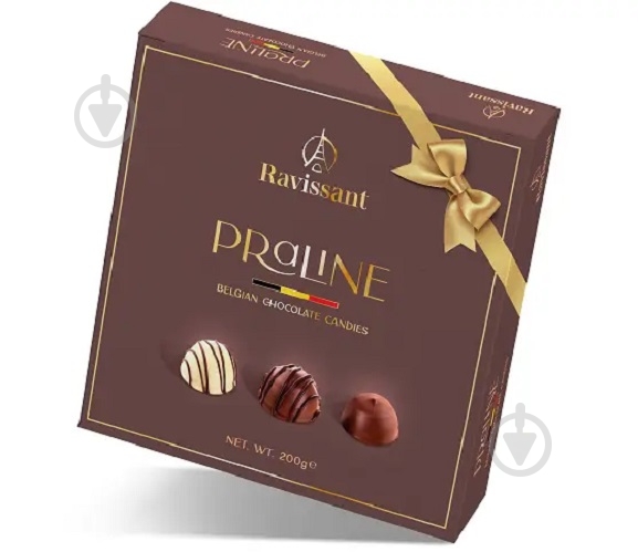 Шоколадные конфеты со вкусом PRALINE 200 г - фото 1 Шоколадные конфеты со вкусом PRALINE 200 г - фото 1