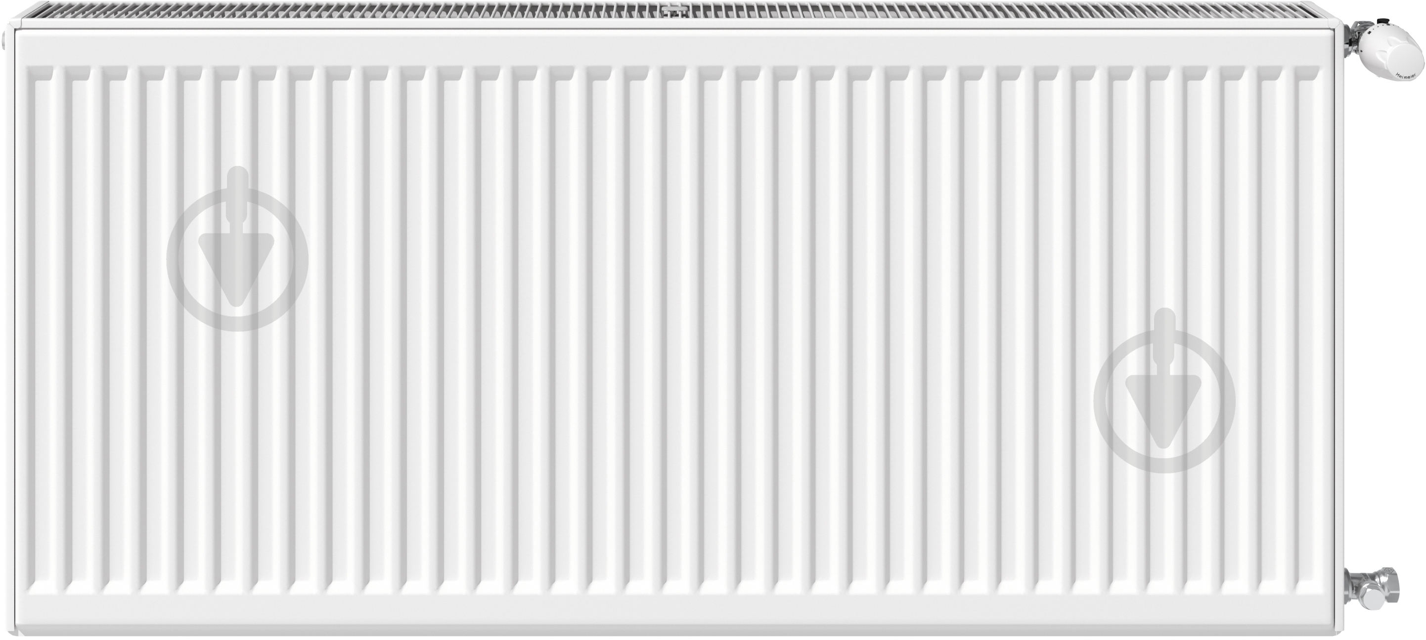 Радиатор стальной Hi-Therm 500*11*500 бок - фото 1
