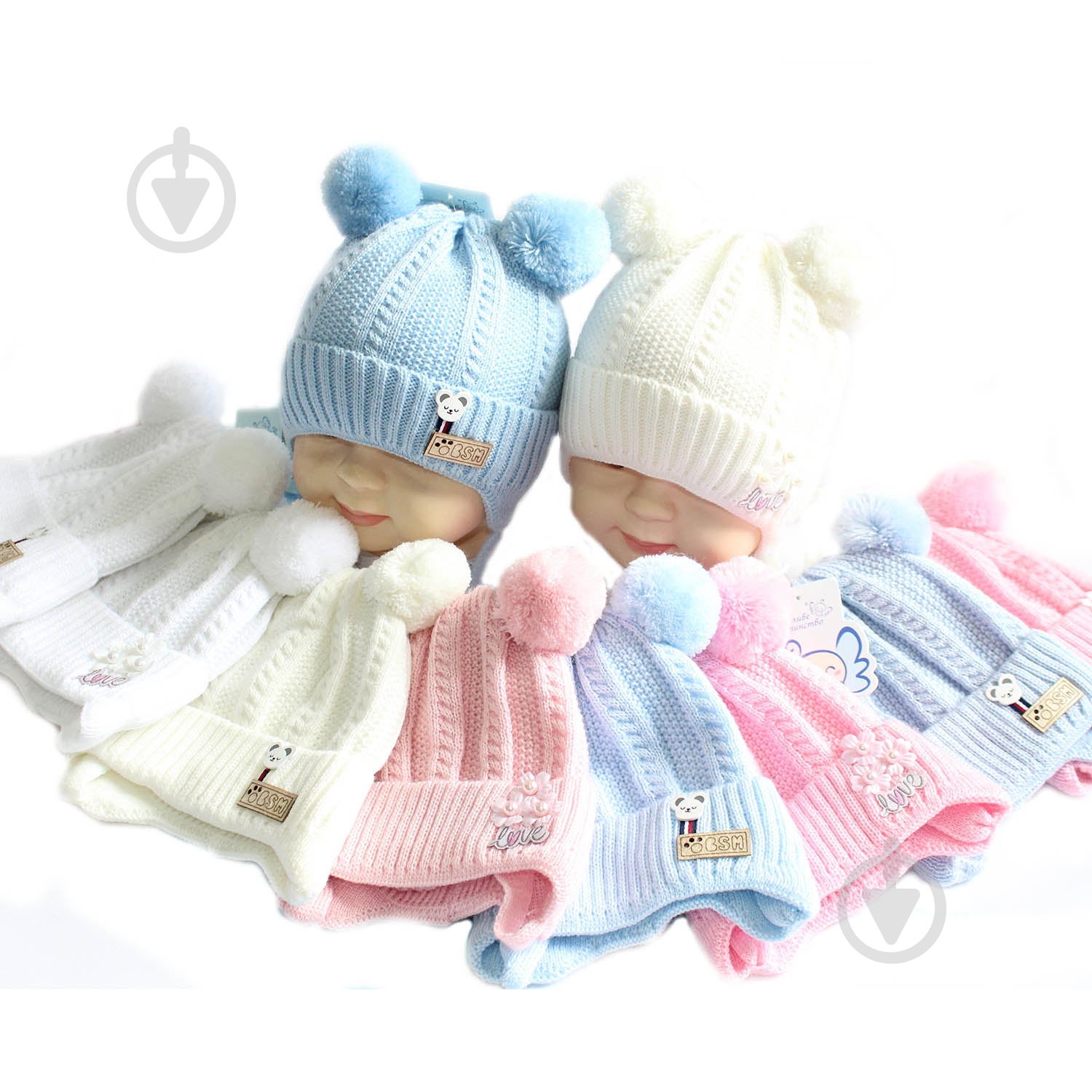 Шапка Kraft р.36 2223 в ассортименте - фото 1 Шапка Kraft р.36 2223 в ассортименте - фото 1