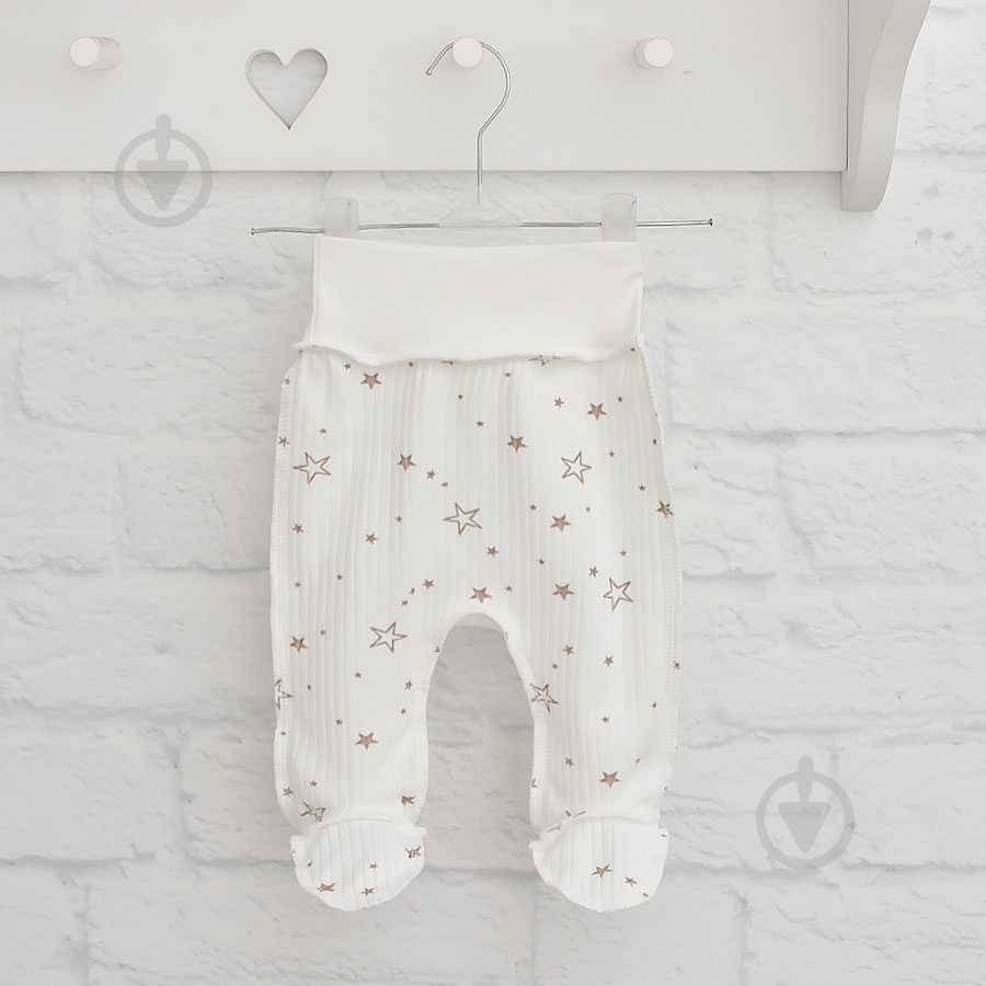 Повзунки Blanka Зірочка р.56-62 білий 14290 - фото 1 Повзунки Blanka Зірочка р.56-62 білий 14290 - фото 1