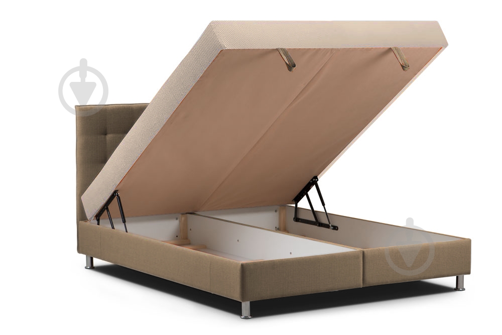 Ліжко з підйомним механізмом PRAKTICA Sofa Мелісса L16 160x200 см бежевий - фото 2