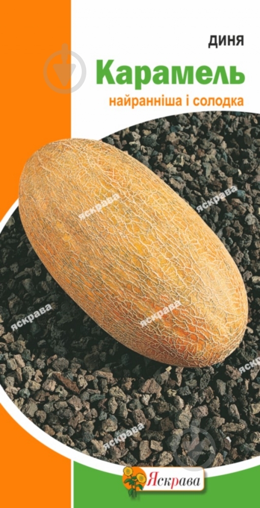 Семена Яскрава дыня Карамель 1 г (4823069809959) - фото 1