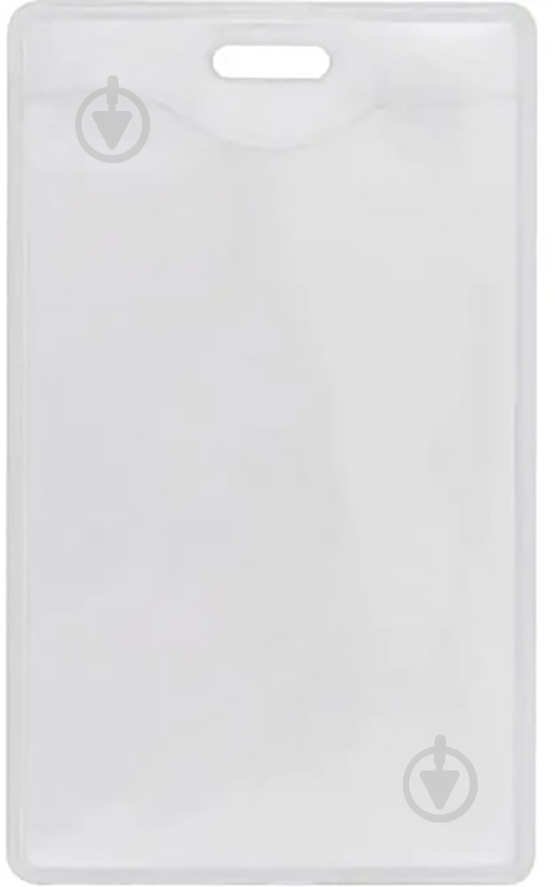 Бейдж вертикальный ABS+PVC 54x85 мм Optima - фото 1