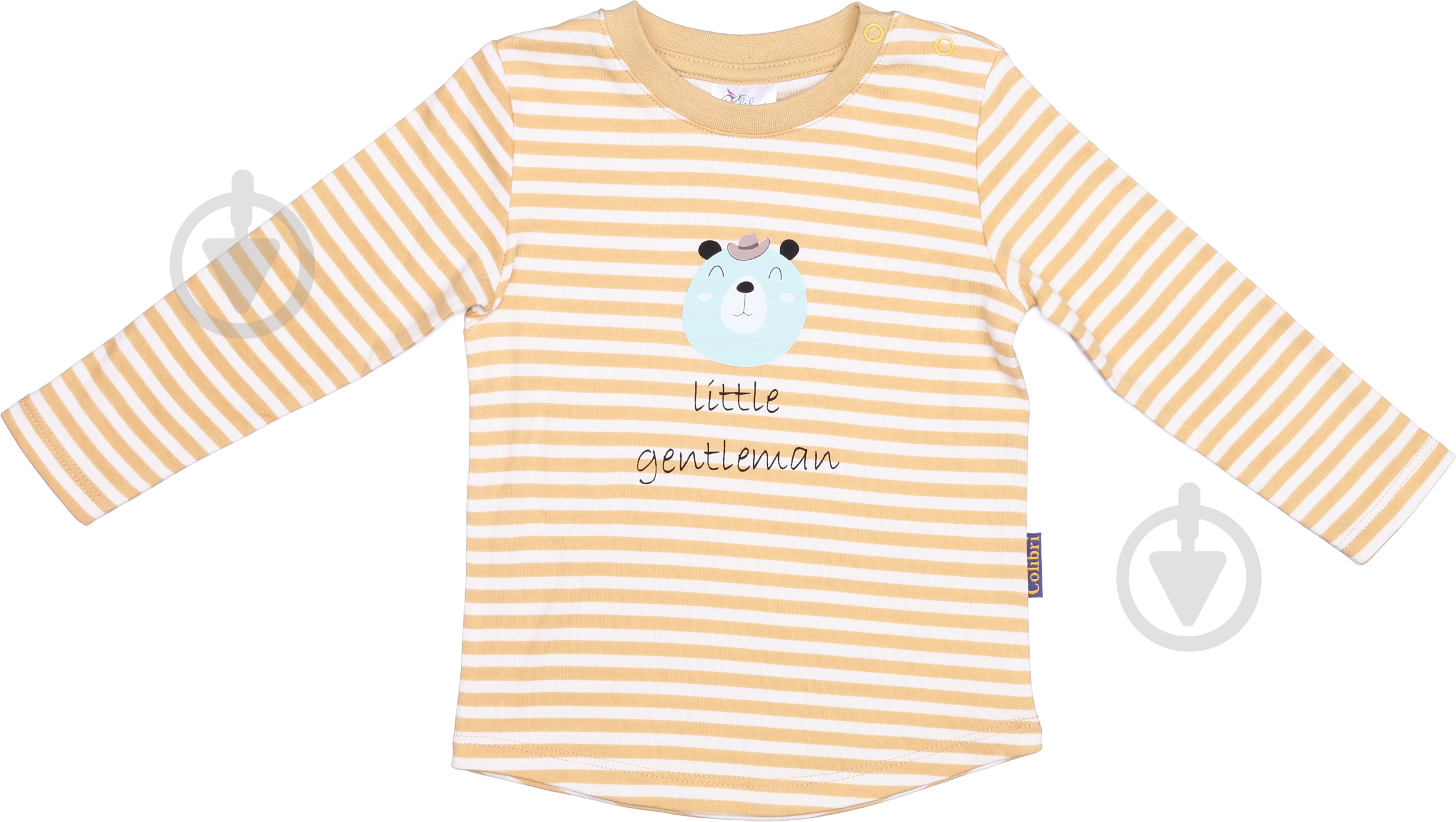 Лонгслив для мальчика Colibrі р.68 желтый CLB007 - фото 2