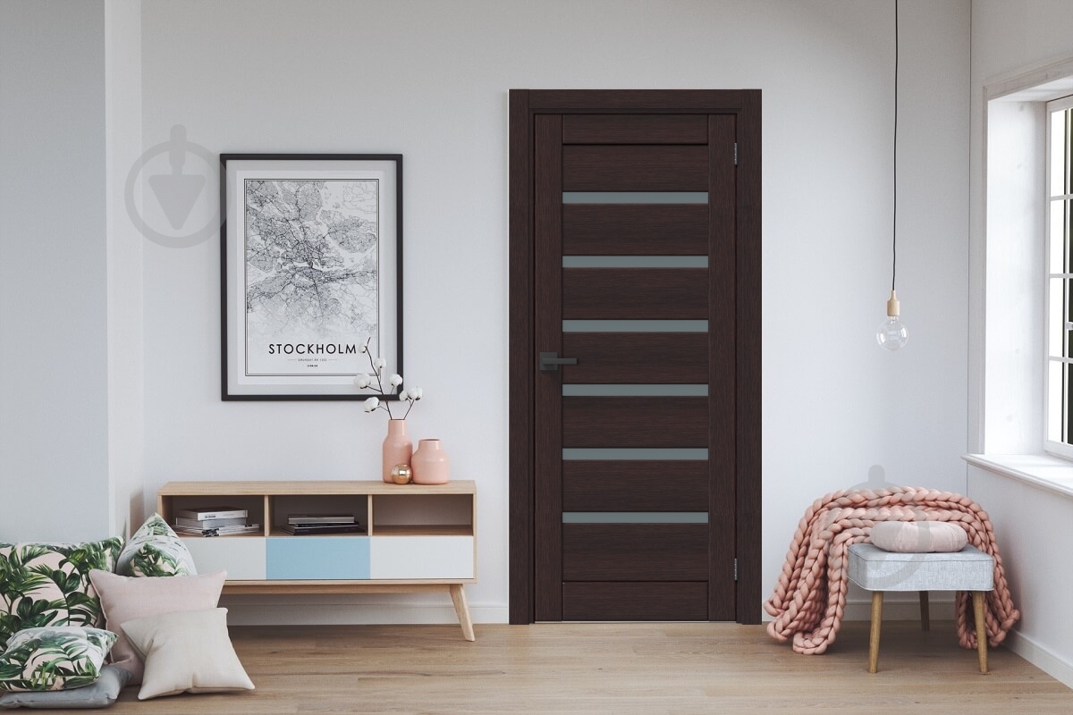 Дверное полотно IN WOOD Standart St-1.1 600 мм шпон коричневый - фото 2 Дверное полотно IN WOOD Standart St-1.1 600 мм шпон коричневый - фото 2