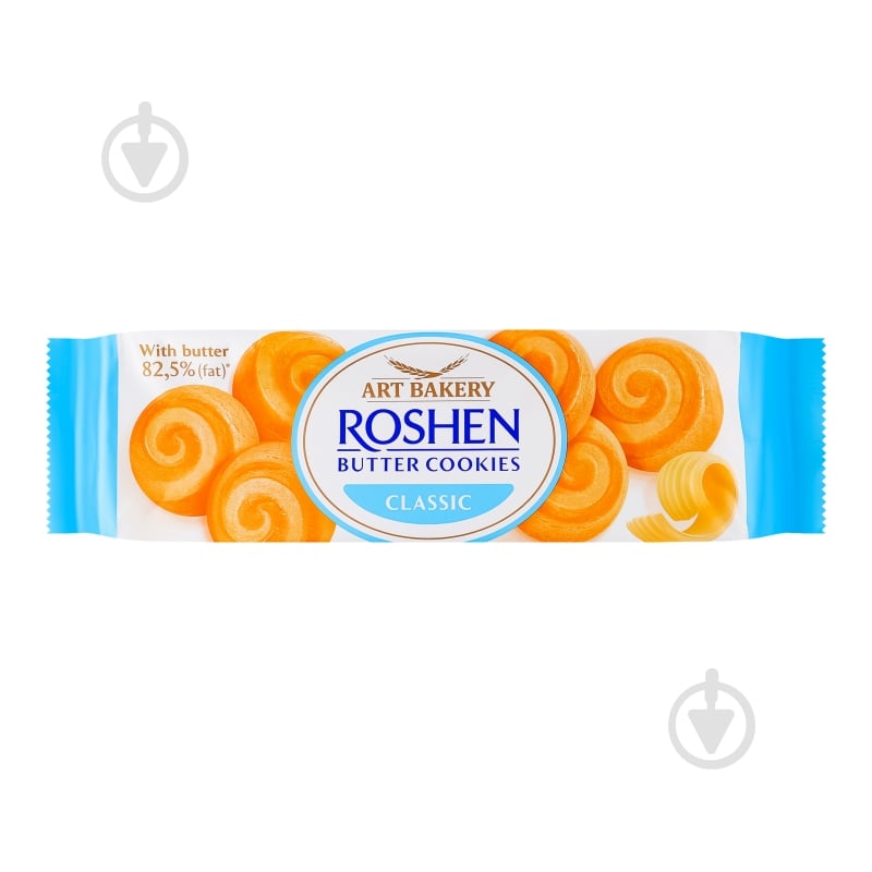 Печенье Roshen Butter cookies с маслом классическое 140 г - фото 1 Печенье Roshen Butter cookies с маслом классическое 140 г - фото 1