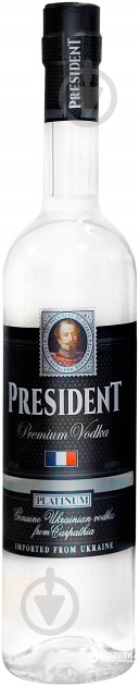 Водка President® Platinum 40% (4820050232581) 0,5 л - фото 1 Водка President® Platinum 40% (4820050232581) 0,5 л - фото 1