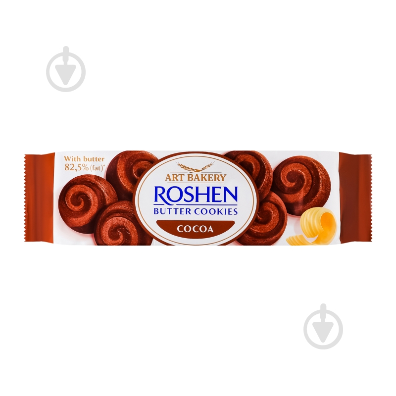 Печиво Roshen Butter cookies з маслом та какао 140 г - фото 8 Печиво Roshen Butter cookies з маслом та какао 140 г - фото 8